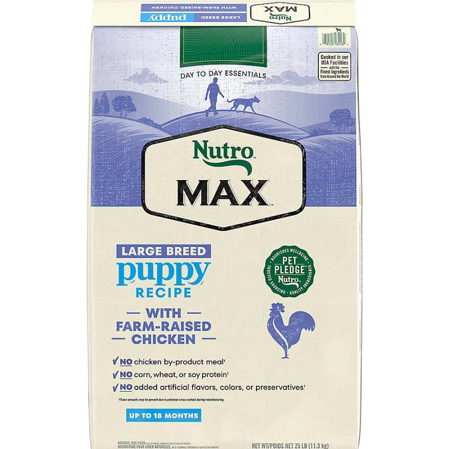 Nutro Max Large Breed Puppy Dry Dog Food with Chicken | Premium Puppy Nutrition | PetSmart