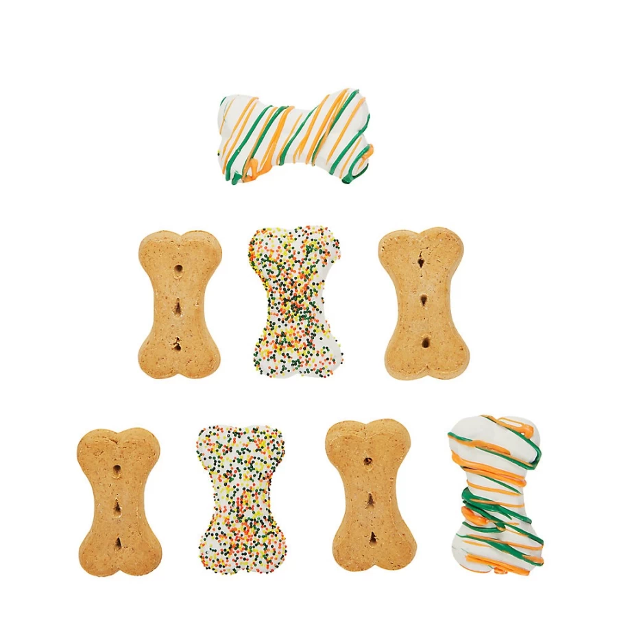 PetSmart WigglesWags Lucky Bones Dog Treats for St. Patrick's Day - 8 Count, Holiday-Themed Cookies for Dogs