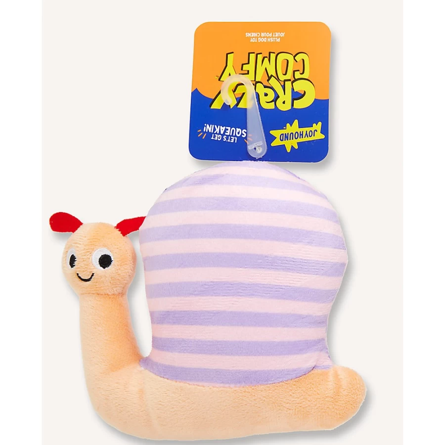 PetSmart Joyhound Plush Snail Dog Toy with Squeaker - Ultra Soft & Comfortable Chew Toy for Pets
