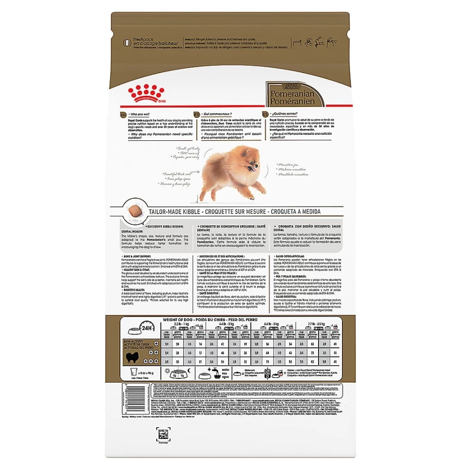 "PetSmart Royal Canin Pomeranian Breed Specific Dry Dog Food - Premium Nutrition for Small Breeds"