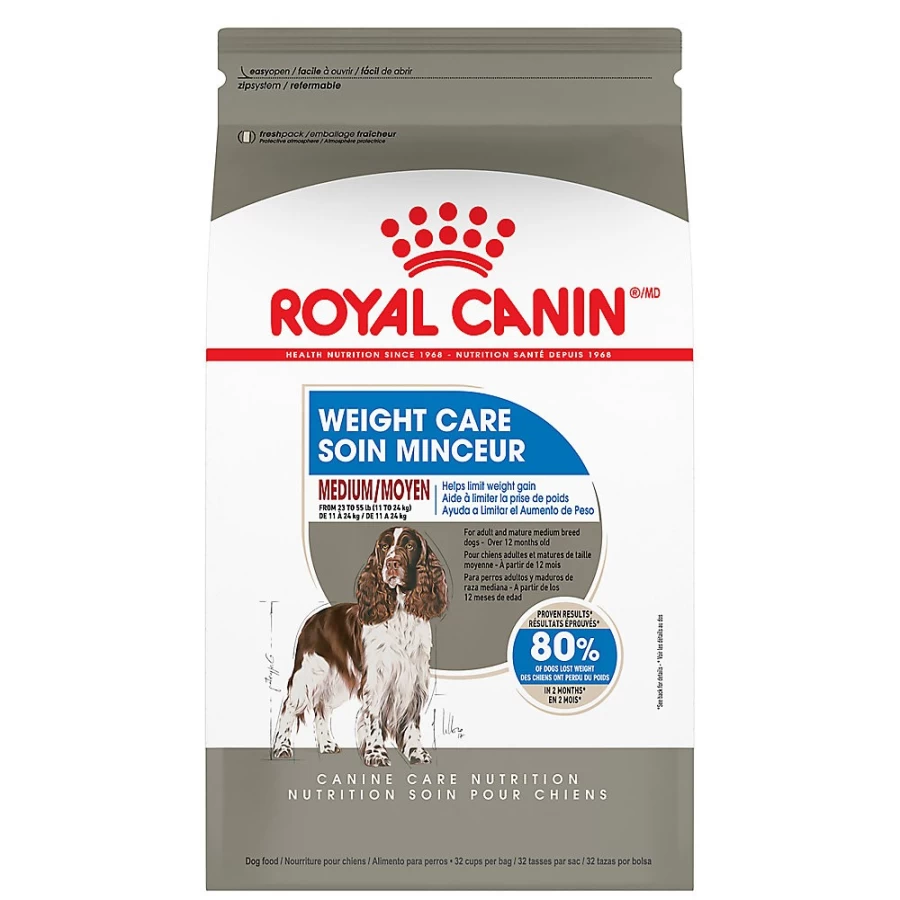 "PetSmart Royal Canin Weight Care Dry Dog Food for Medium Breeds – Healthy Weight Management"