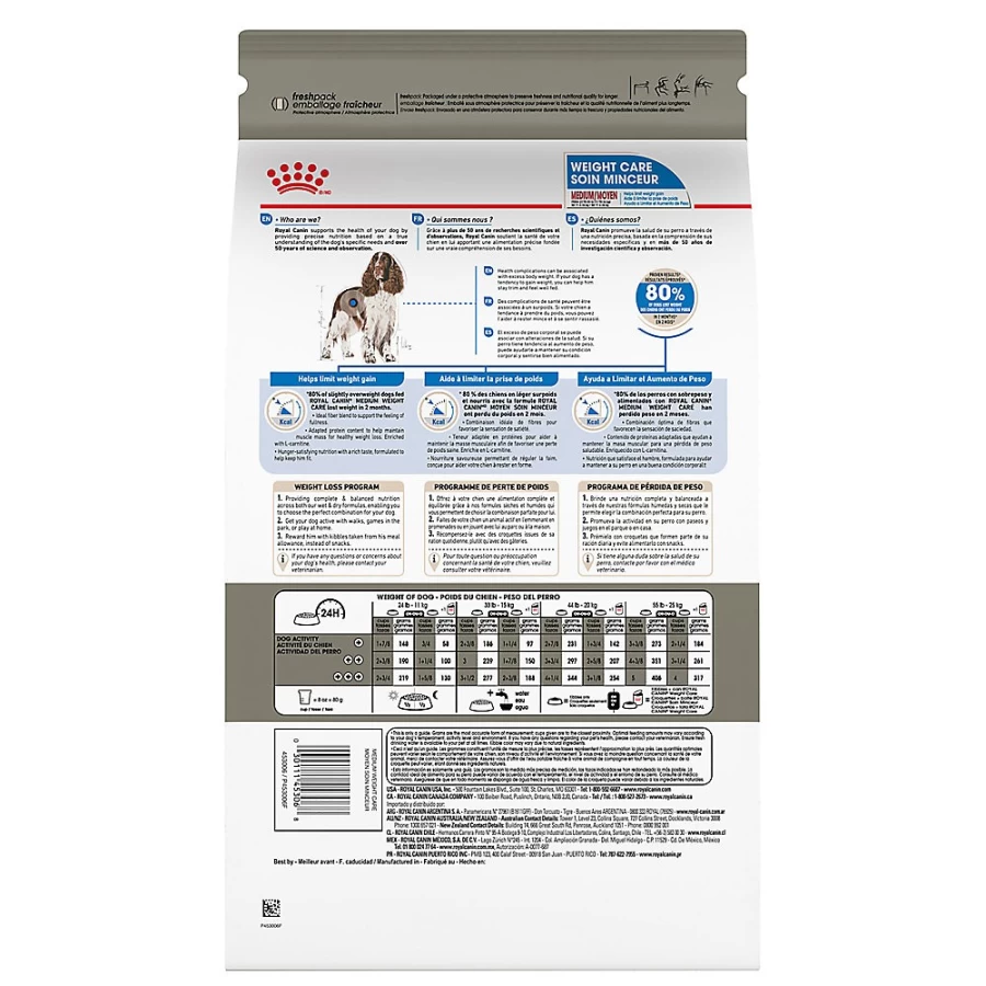 "PetSmart Royal Canin Weight Care Dry Dog Food for Medium Breeds – Healthy Weight Management"