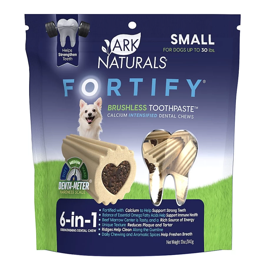 PetSmart Ark Naturals 6-in-1 Dental Chew Treat for Small Dogs - Brushless Toothpaste Formula