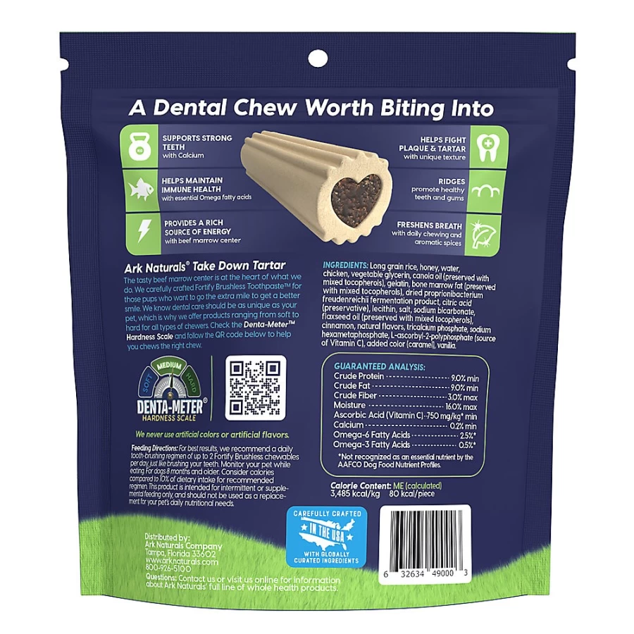 PetSmart Ark Naturals 6-in-1 Dental Chew Treat for Small Dogs - Brushless Toothpaste Formula