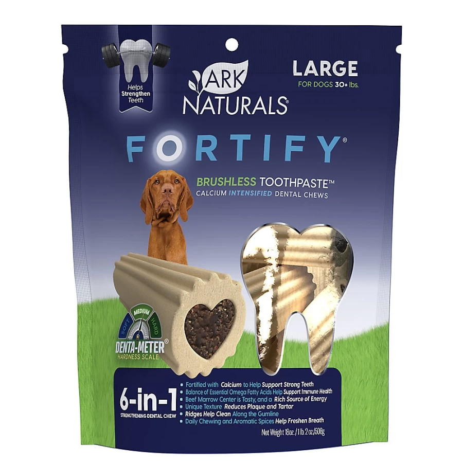 PetSmart Ark Naturals 6-in-1 Dental Chew Treat for Large Dogs - Brushless Toothpaste Formula