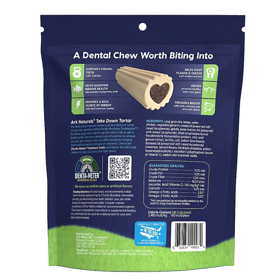PetSmart Ark Naturals 6-in-1 Dental Chew Treat for Large Dogs - Brushless Toothpaste Formula
