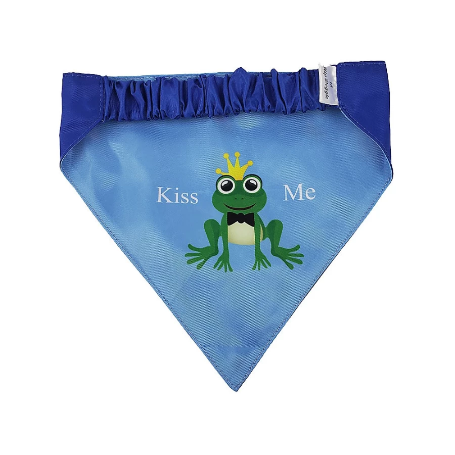 PetSmart Reversible Dog Bandana - Hip Doggie Prince Scrunchy Neckwear for Pets
